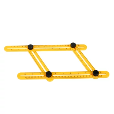 Többcélú négykarú vonalzó