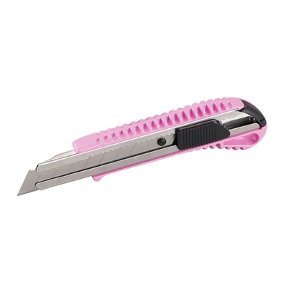 Törhető pengéjű kés ALU 18mm pink