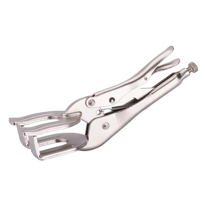 220 mm-es gyorskioldós hegesztőfogó „U” alakú pofával 220mm