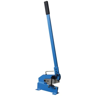 250 mm-es karos fémvágó olló, max. vágás: 5 mm-es szalag, 12 mm-es rúd, 10×10 mm-es prizmaanyag