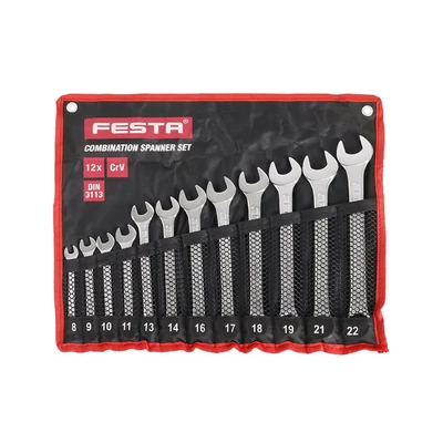 FESTA CrV12 dugókulcs készlet, 8–22 mm