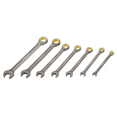 FESTA racsnis villáskulcs készlet, 7 részes, 8–19 mm, 72 fogas