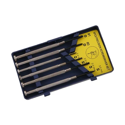 Órás csavarhúzókészlet 6 db