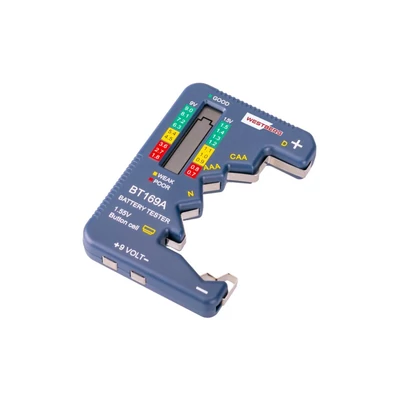Univerzális akkumulátor teszter WESTBERG C/AA/AAA/D/N/9V