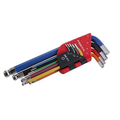 FESTA CrV allen Kulcs L set with ball 1.5-10mm 9 db