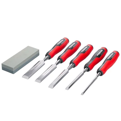 FESTA CrV vésőkészlet, 5 darabos, élezővel