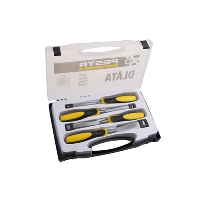 FESTA vésőkészlet, 4 darabos (6–12–19–25 mm), műanyag nyéllel