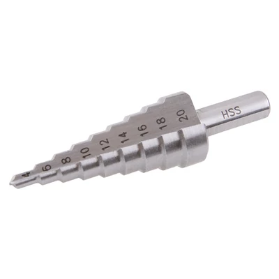 Lépcsős fúró fúró WESTBERG HSS 4-20mm 9 lépcső