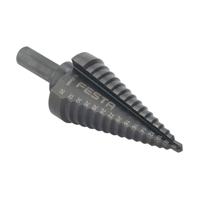Lépcsős fúró fúró FESTA HSS TiAlN 5-35mm 13 lépcső