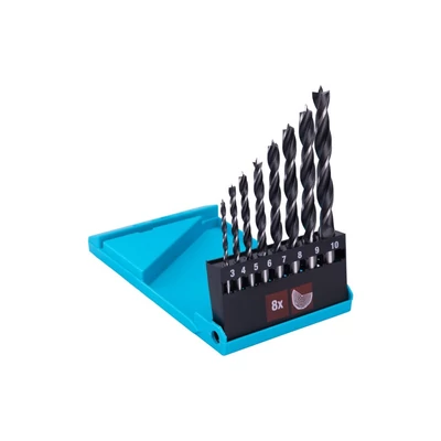 8 darabos fafúró készlet 3–10 mm WESTBERG