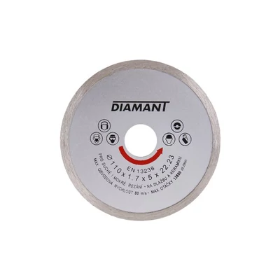 Gyémánttárcsa DIAMANT 110x1,7x22,2mm tömör