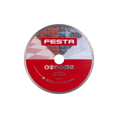 FESTA teljes gyémánttárcsa 180x2,4x25,4mm