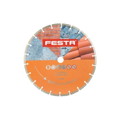 Gyémánt penge FESTA szegmentált 300x3,5x25,4mm