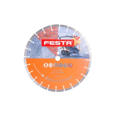 Gyémánt penge FESTA szegmentált 350x3,5x25,4mm