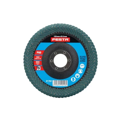 Lamellás csiszolókorong kétoldalas FESTA 125mm P60
