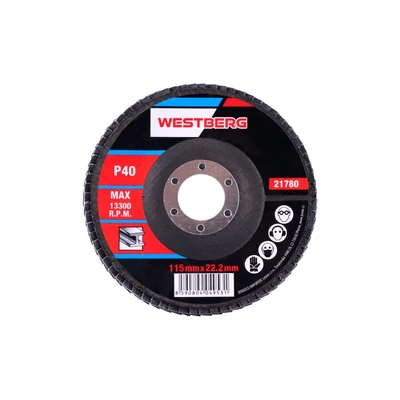 Lamellás csiszolókorong WESTBERG 115mm P40