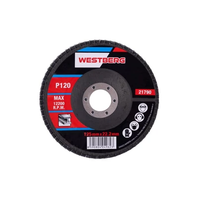 Lamellás csiszolókorong WESTBERG 125mm P120