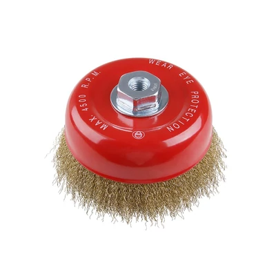 Hullámos drótkorong fazékkefe FESTA 150mm M17