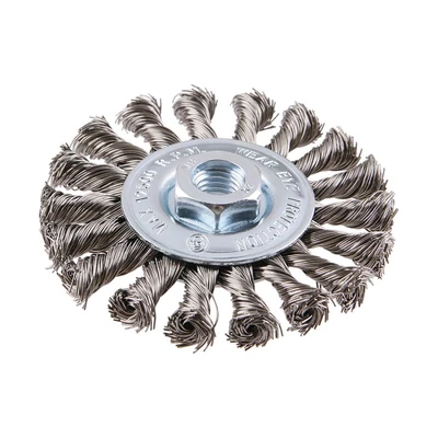 FESTA rozsdamentes acél radiális forgókefe, 100 mm, M14 menet