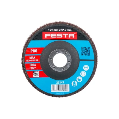 Lamellás csiszolókorong FESTA 125 P80