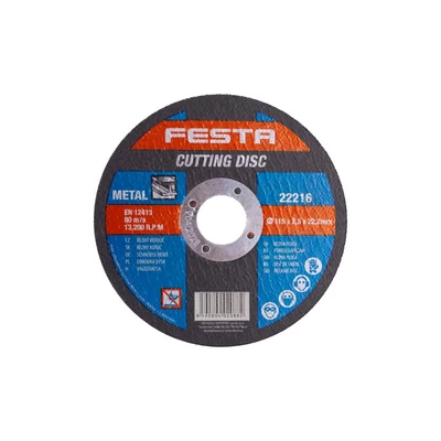 FESTA vágókorong fémhez115x2,5x22,2mm