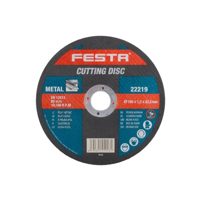 FESTA vágókorong fémhez150x1,2x22,2mm