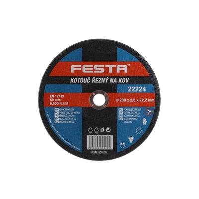 FESTA vágókorong fémhez230x2,5x22,2mm