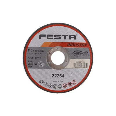 FESTA INDUSTRY vágókorong fémhez115x2x22,2mm