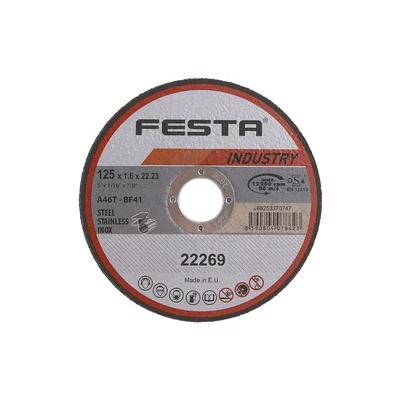 FESTA INDUSTRY vágókorong fémhez125x1,6x22,2mm
