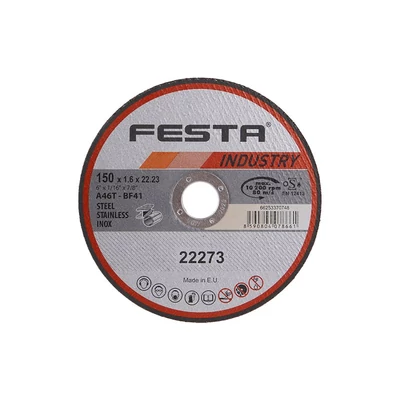 FESTA INDUSTRY vágókorong fémhez150x1,6x22,2mm