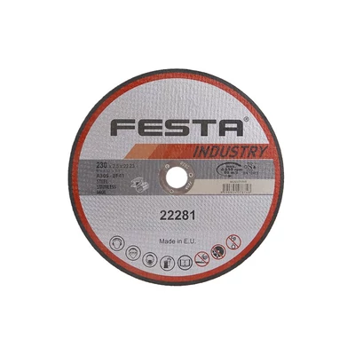 FESTA INDUSTRY vágókorong fémhez230x2,5x22,2mm
