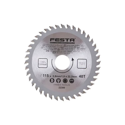 Fűrészlap FESTA SK 115/2,8/22,2mm 40T