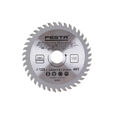 Fűrészlap FESTA SK 125/2,8/22,2 mm40T