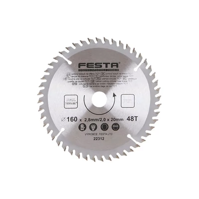 Fűrészlap FESTA SK 160/2,8/20mm 48T