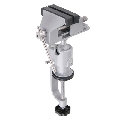 Alumínium modellező satu, 360°-ban forgatható, asztali kivitel