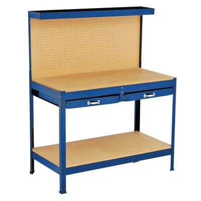 Munkapad 2 fiókkal, 121×61×150 cm