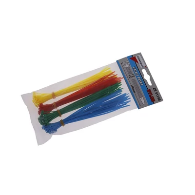 Kábelkötöző 150x2,5mm 100 db színes