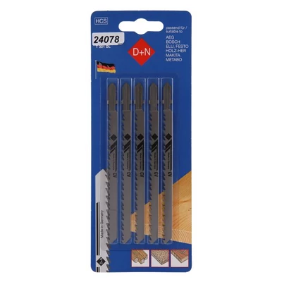 HCS szablyafűrészlapok 105/1,45 mm, 5 db, 34040