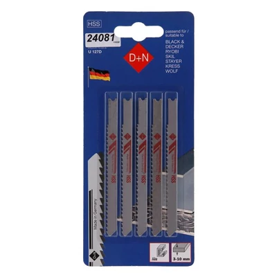 HSS fűrészlapok B&D 75/1 mm, 5 db, 11430