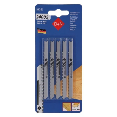 HCS fűrészlapok B&D 75/1,45 mm, 5 db, 12225