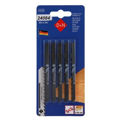 HCS fűrészlapok B&D 75/1,3 mm, 5 db, 12340