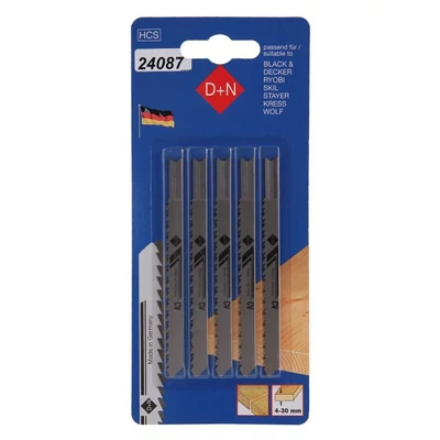 B&D szablyafűrészlapok 75/1,45 mm, 5 db, 12625