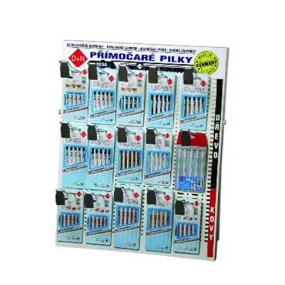 Egyenesvágású fűrészlapok tartóállványa (szerelt)