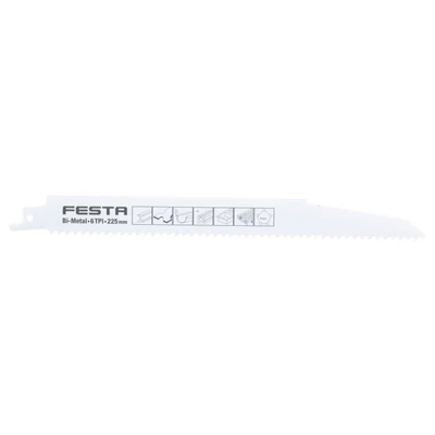 FESTA professzionális szablyafűrészlap (orrfűrészlap) 225x22x1,6mm, BiM 3 db