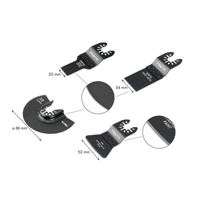 FESTA rezgőcsiszoló BiM tartozékkészlet, 4 darabos