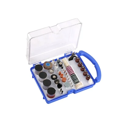 Egyenes csiszológép tartozékkészlet, 190 darabos