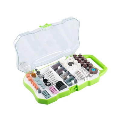 Egyenes csiszológép tartozékkészlet, 150 darabos