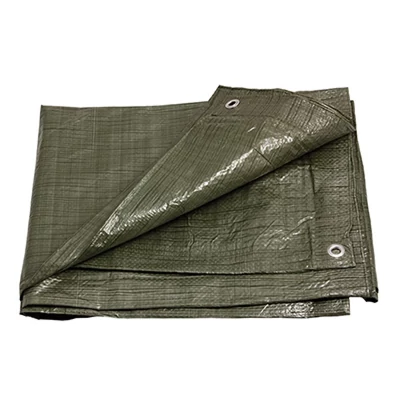 PE ponyva burkolat 2x2m 70g/1m2 zöld