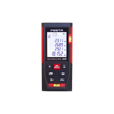 FESTA lézertávmérő, 80 m