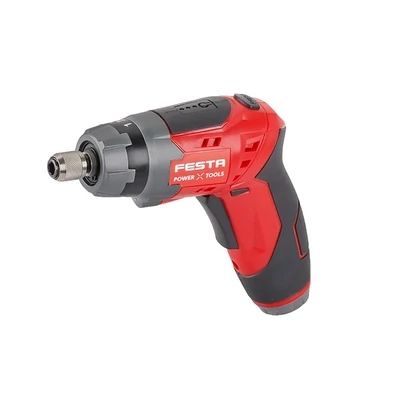 FESTA 1/4" 3,6V akkumulátoros csavarhúzó készlet, 1,5 Ah akkuval, töltővel, tartozékokkal